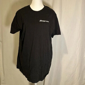 men’s black Snap On short sleeve shirt size xl
